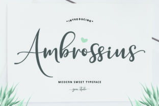 Ambrossius Script: A Handwritten Typeface for Editorial Design