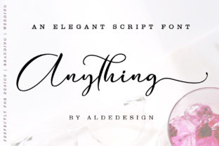 Anything Script: A Bold Typeface for Polished Brand Identity