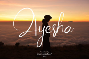 Ayesha Script: A Premium Typeface for Editorial Elegance