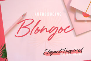 Blongoc Script: A Modern Handwritten Typeface for Brand Identity