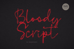 Bloody Script: A Refined Typeface for Editorial Design