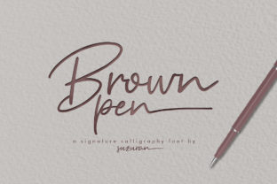 Brown Pen Script: A Designer’s Take on Fresh Script Typography