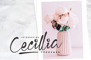 Cecilia Script: A Luxurious Handwritten Typeface for Creative Branding