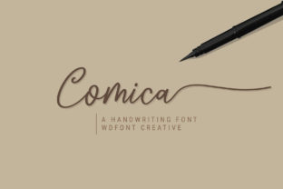 Comica Script: A Handwritten Typeface for Polished Brand Identity