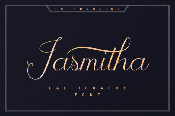 Jasmitha Script: A Modern Handwritten Typeface for Editorial Design