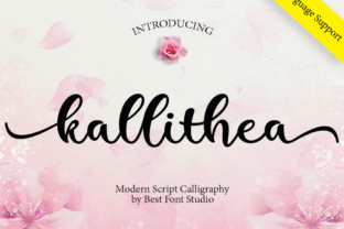 Kallithea Script: A Premium Handwritten Font for Business Branding