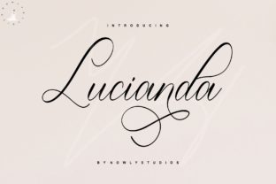 Lucianda Script: A Luxurious Typeface for Branding Projects