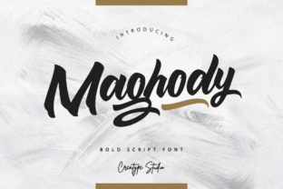 Maghody Script: A Bold Typeface for Digital Design