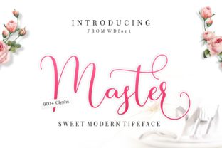 Master Script: A Stylish Typeface for Digital Design