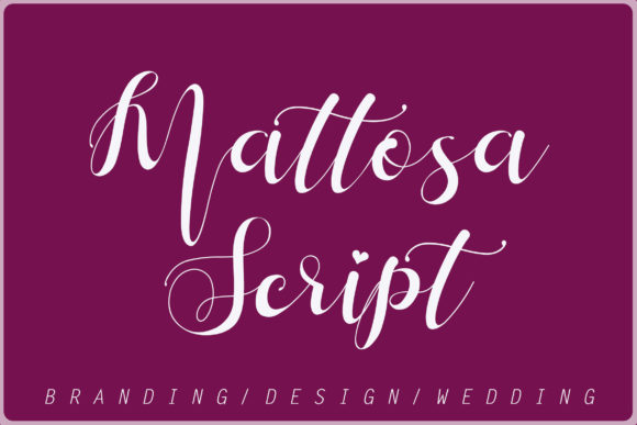 Mattosa Script: A Handwritten Font for Memorable Brand Content