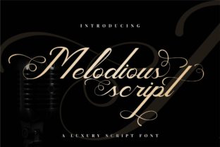 Melodious Script: Elevating Editorial Design with Grace