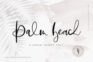 Palm Beach Script: A Handwritten Font for Editorial Elegance