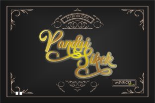 Pandai Sikek Script: A Handicraft Typeface That Elevates Brand Design