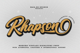 Rhapson Script: The Typeface That Elevates Campaign Visuals