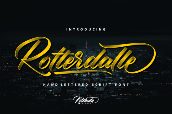 Rotterdalle Script: The Typeface That Brings Energy to Campaign Visuals