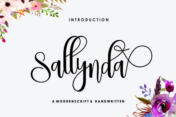 Sallynda Script: A Modern Typeface for Polished Brand Identity