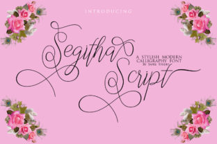 Segitha Script: The Elegant Typeface for Upscale Handmade Brands