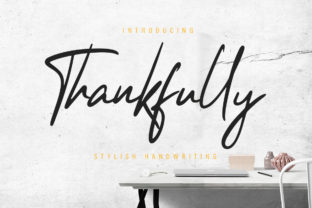 Thankfully Script: A Beautiful Handwritten Typeface for Editorial Design